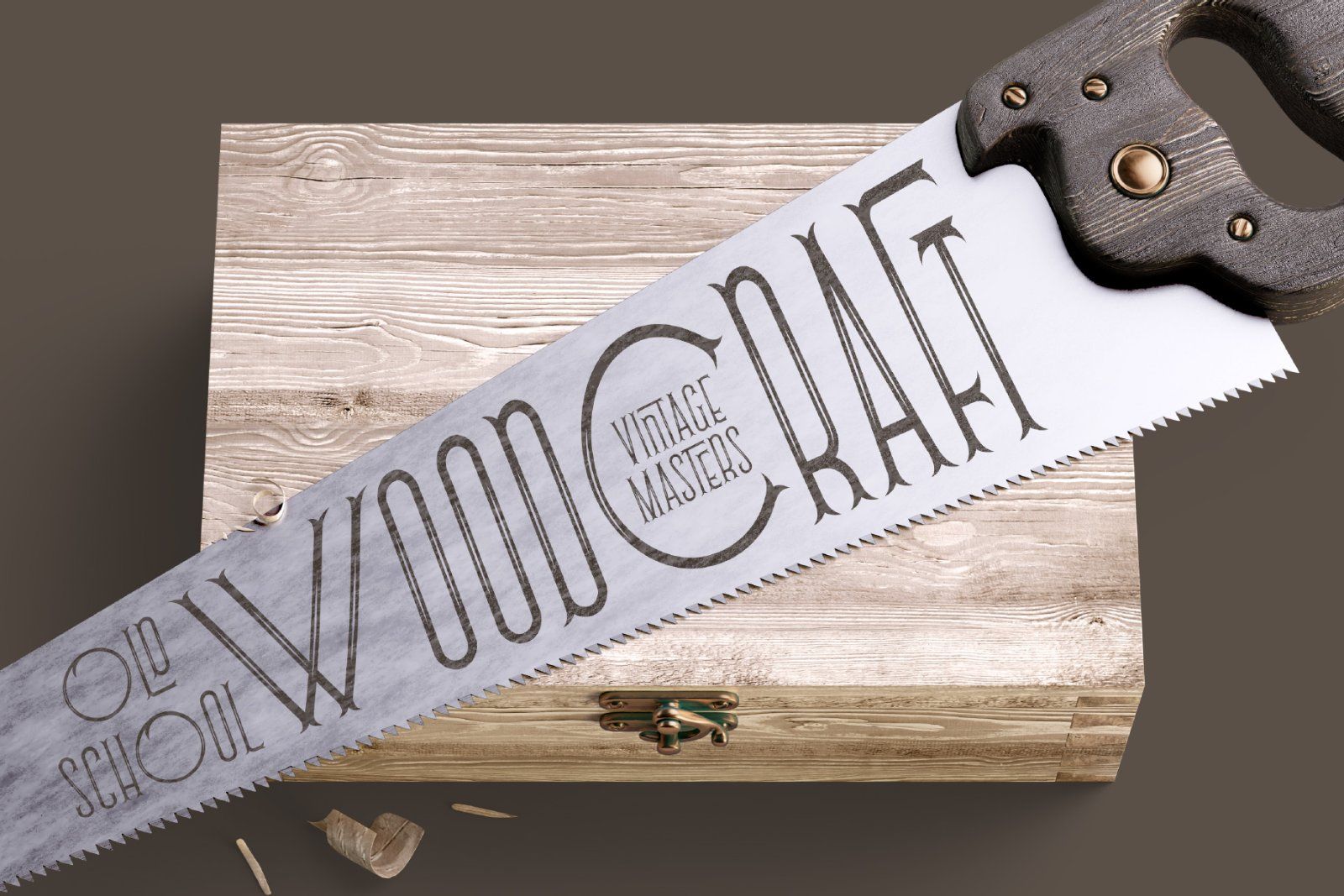 Fishtail font and mockup — image 2