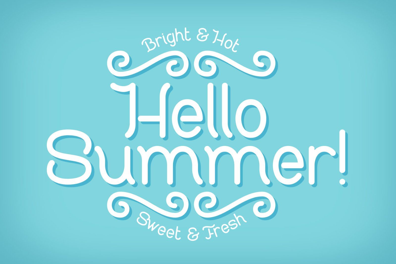 Sweet & Fresh font with Mockup — image 2