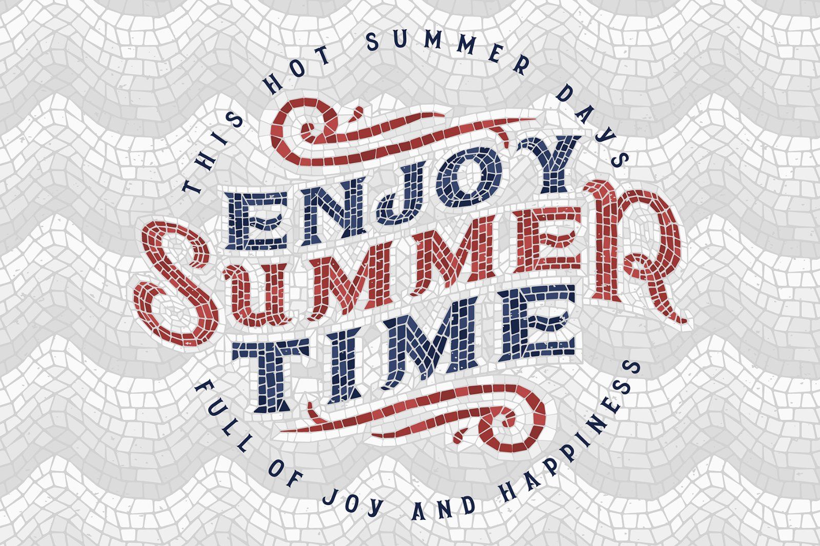 Mosaic Pool Typeface — image 2