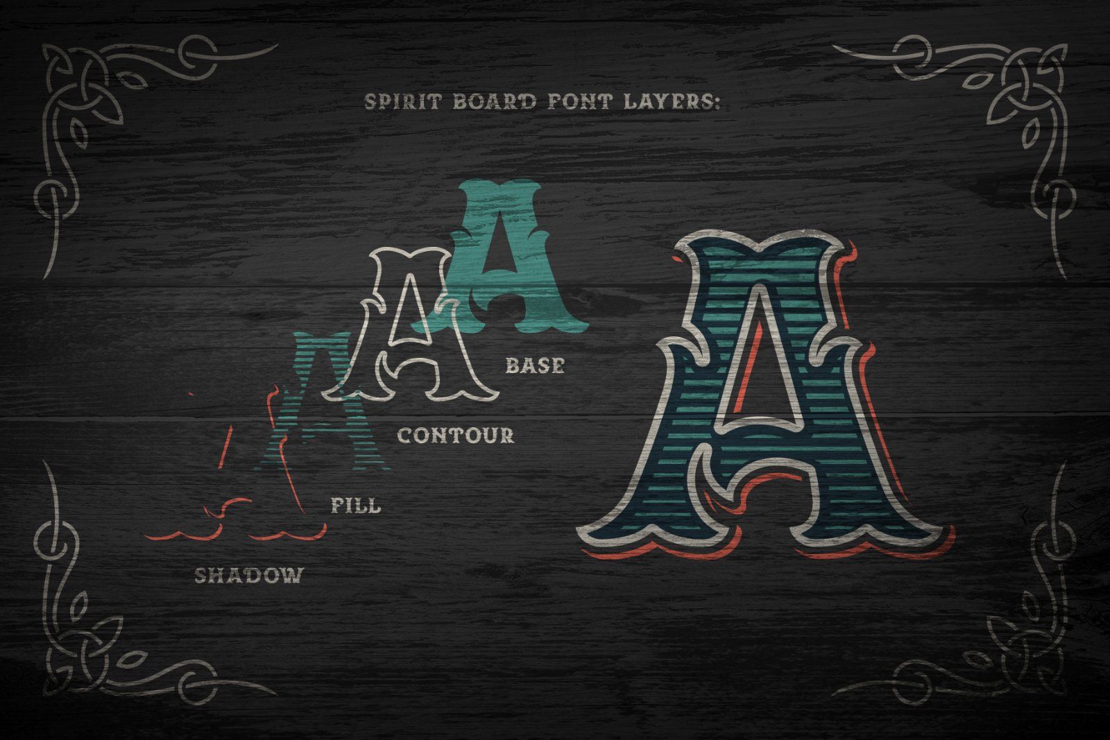 Spirit Board font set — image 3