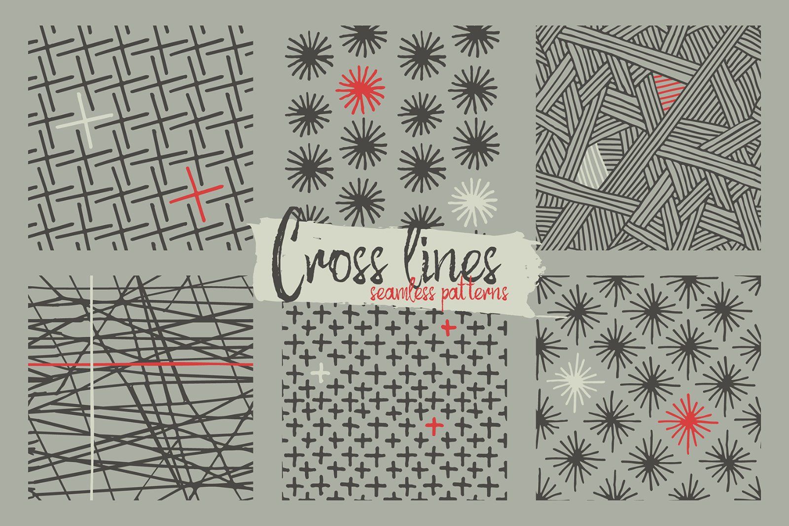 24 Hand Drawn Patterns — image 4