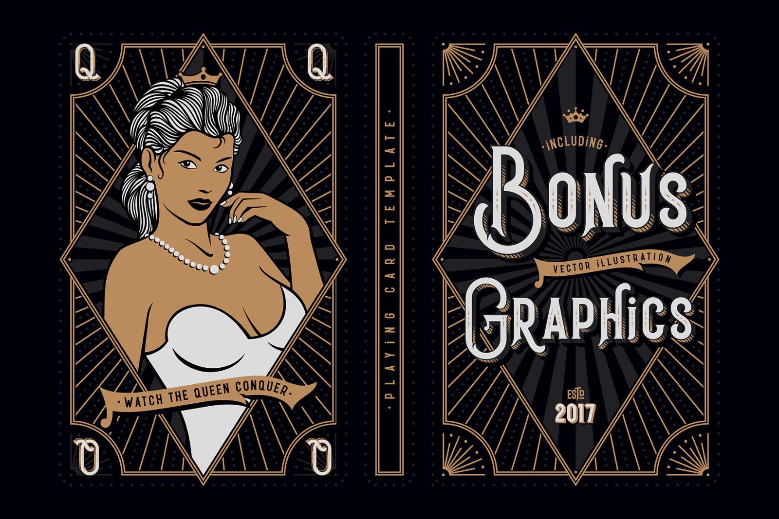 Black Queen Font with Bonus Graphics — image 3