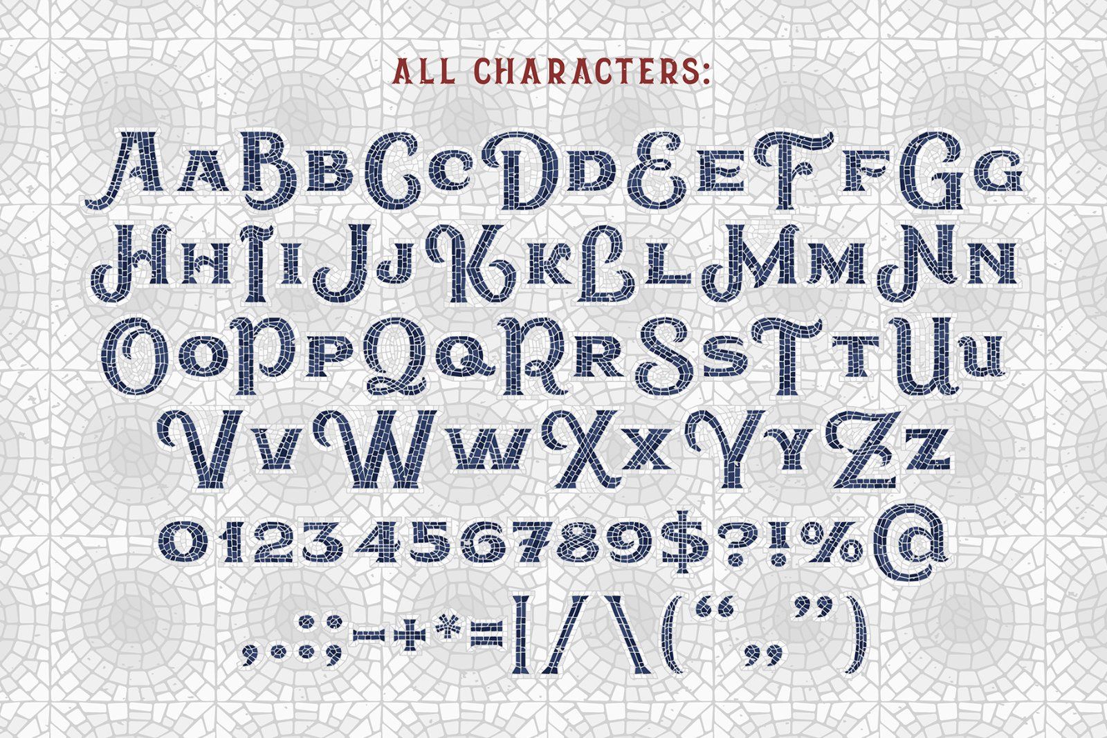 Mosaic Pool Typeface — image 3