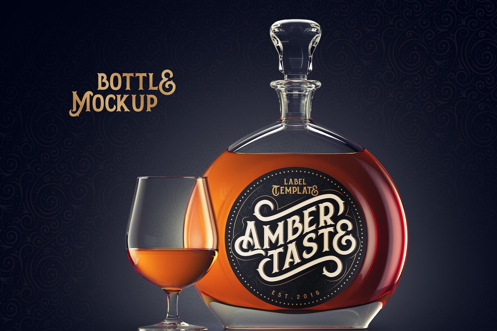 Amber Taste Font, Label, Mockup! — image 3