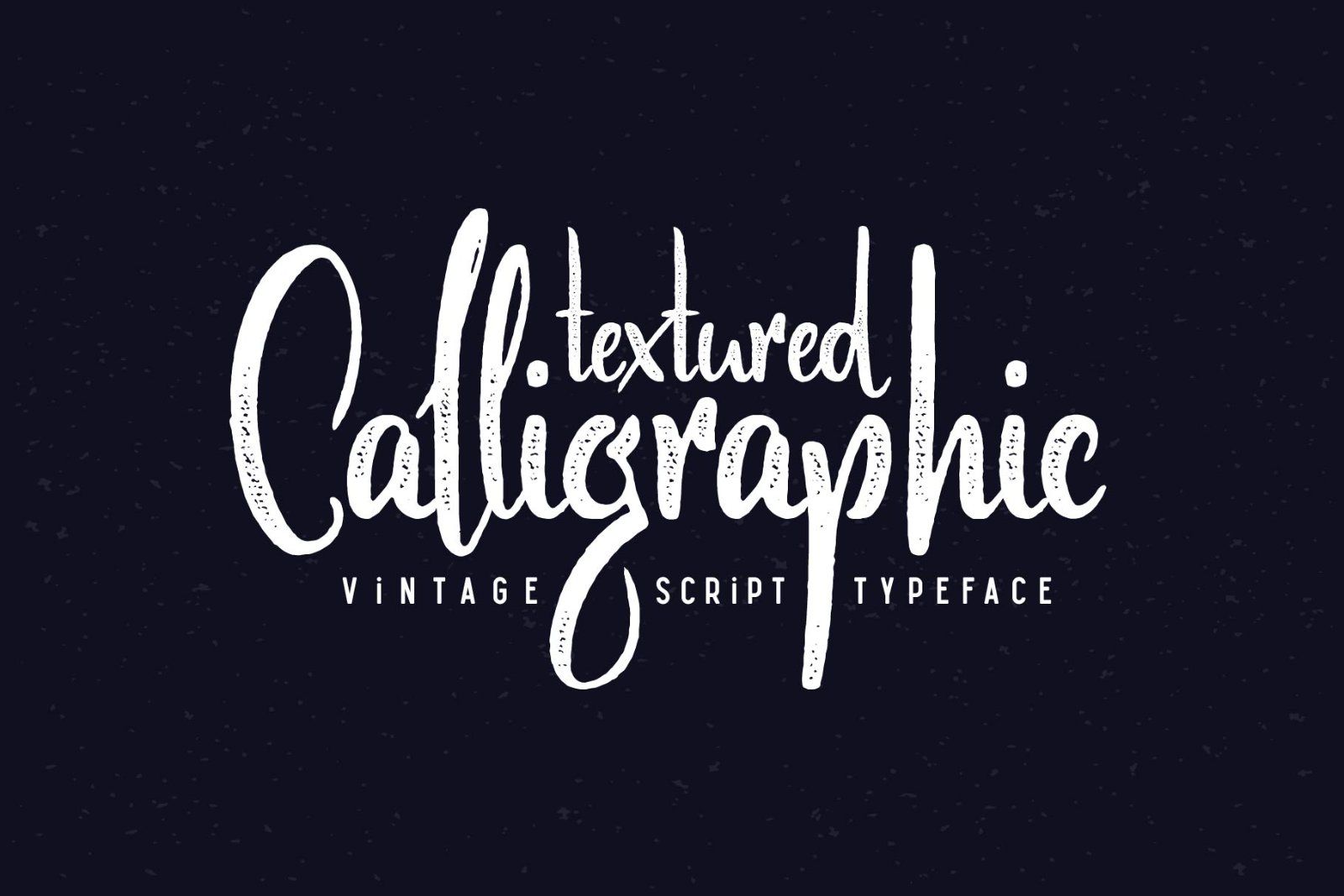 Scratches calligraphic font — image 3