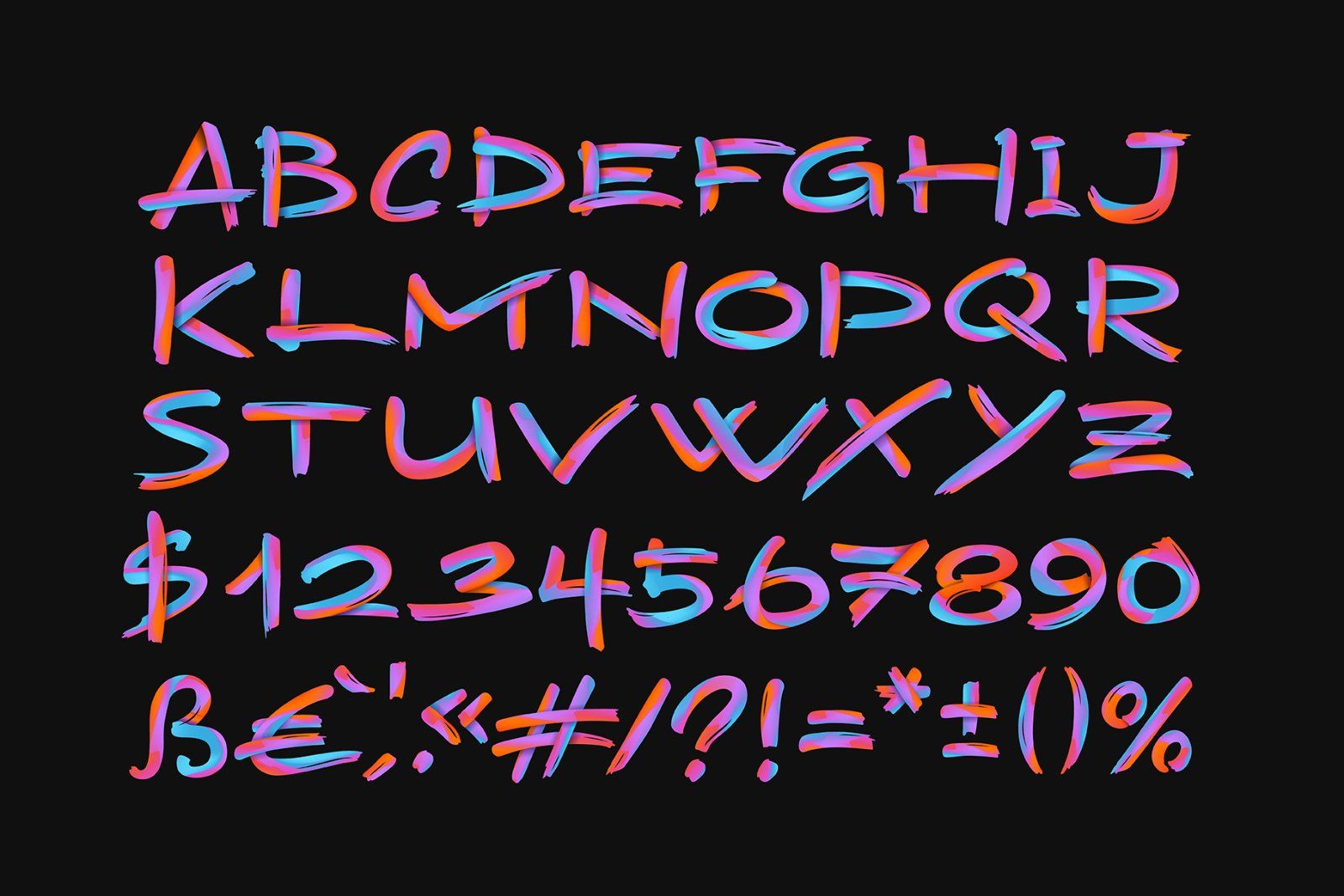Daub Alphabet — image 3