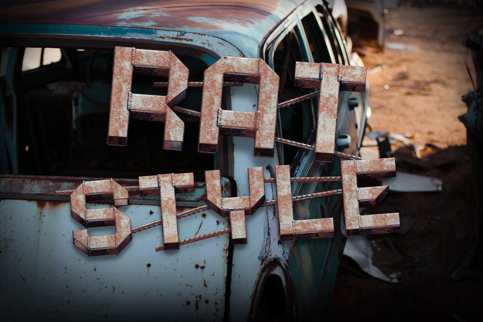 Rough Weld – Color Bitmap Font — image 3