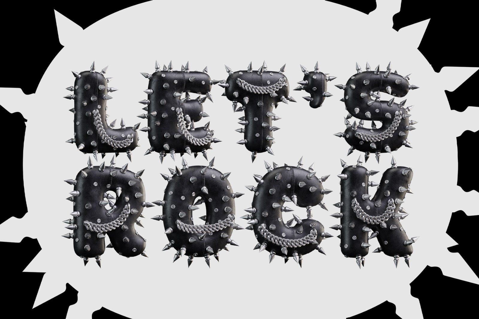 Biker Spike bitmap font — image 4