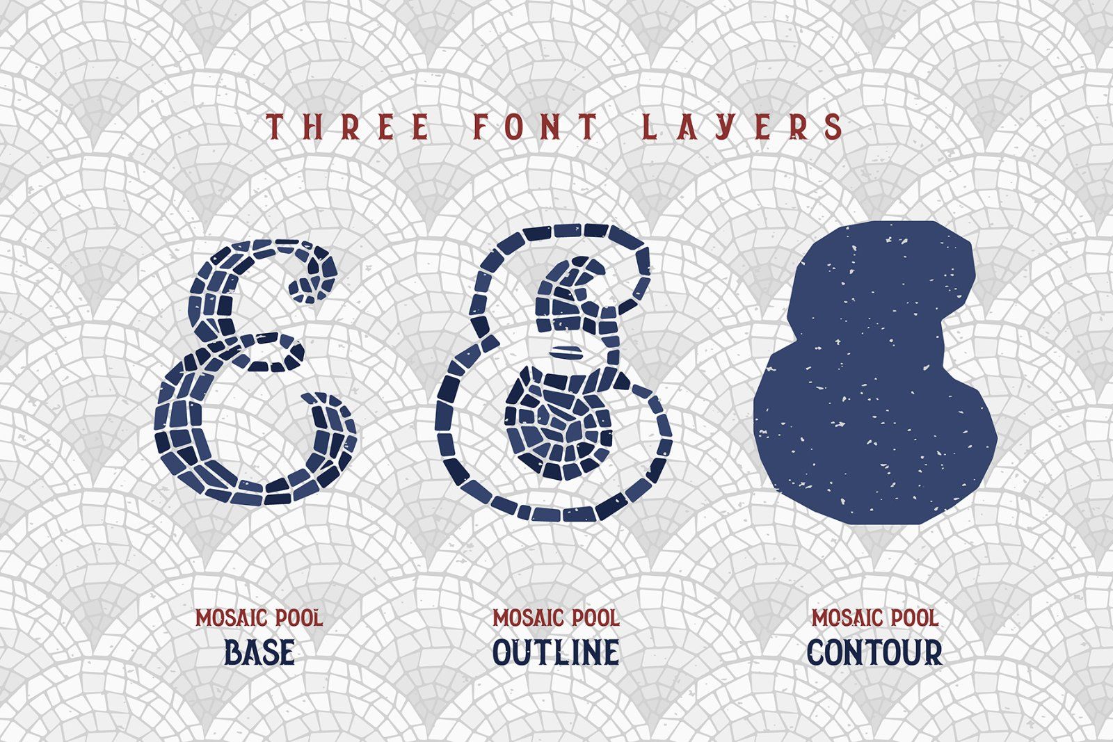 Mosaic Pool Typeface — image 4