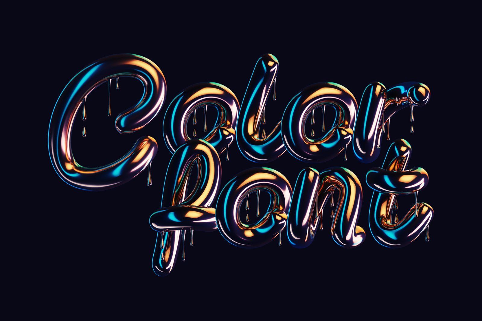 Black Trap - Color Bitmap Font — image 4