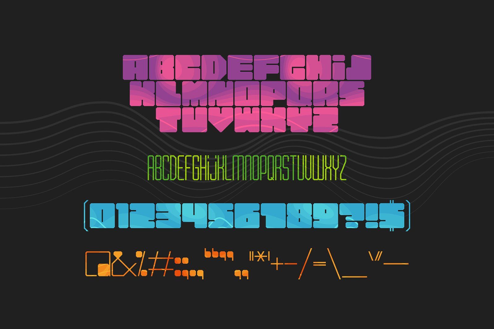 Inside the Box Font and Patterns — image 4