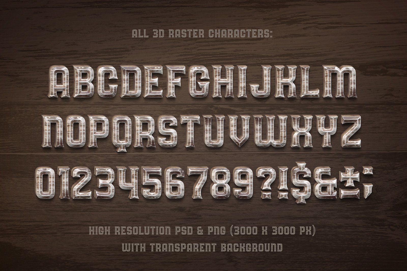 Oak Lumber Font — image 4