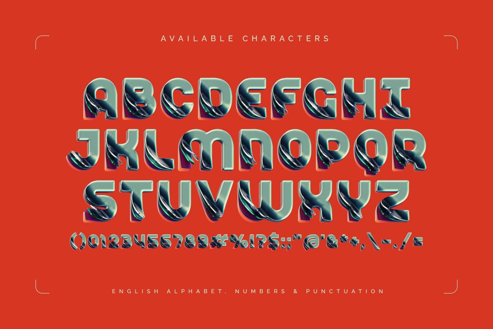 Spectra Fold - Color Bitmap Font — image 4