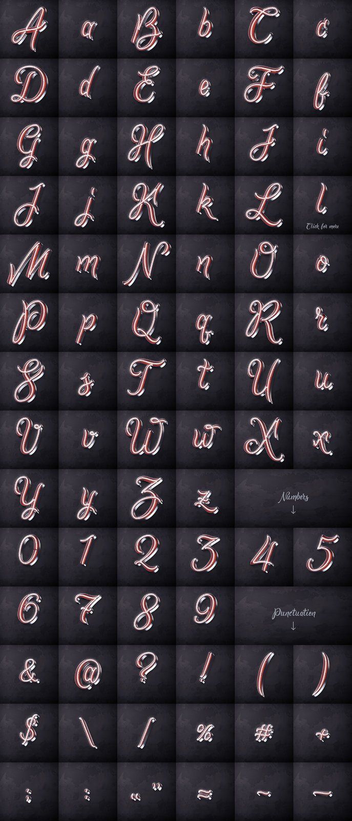 Bright calligraphy PSD Font — image 4