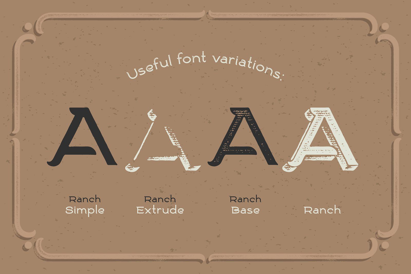 Ranch Vintage Font and Illustrations — image 4