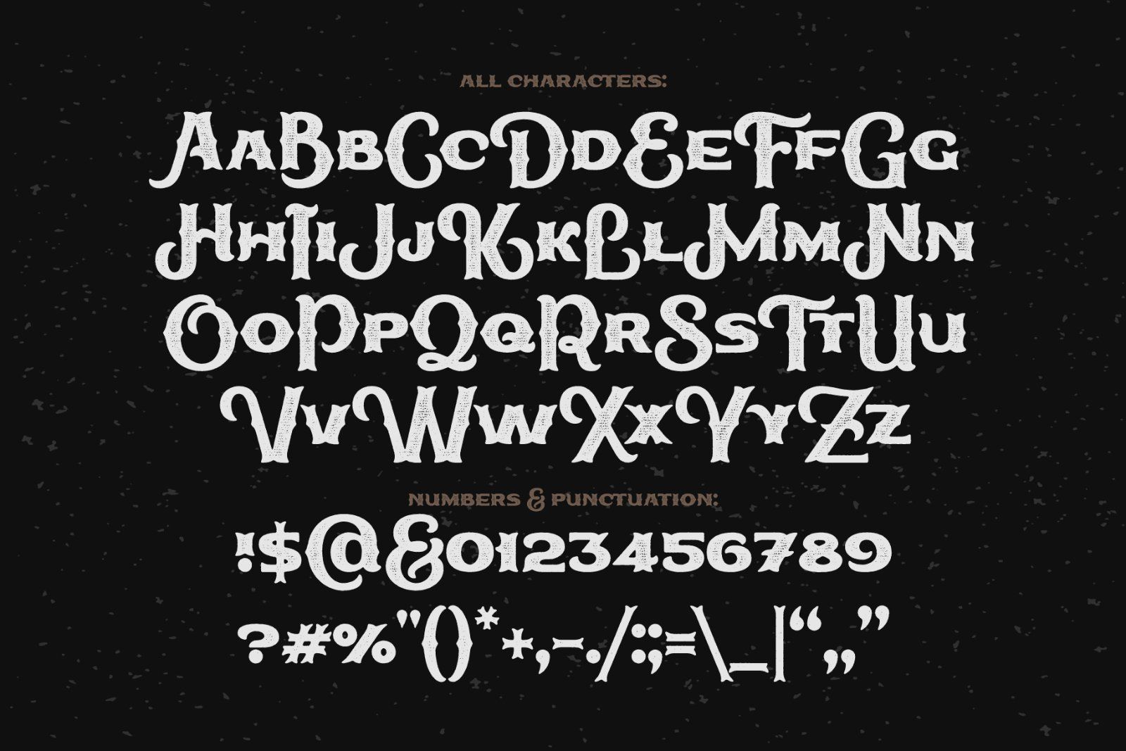 True Black Typeface — image 4