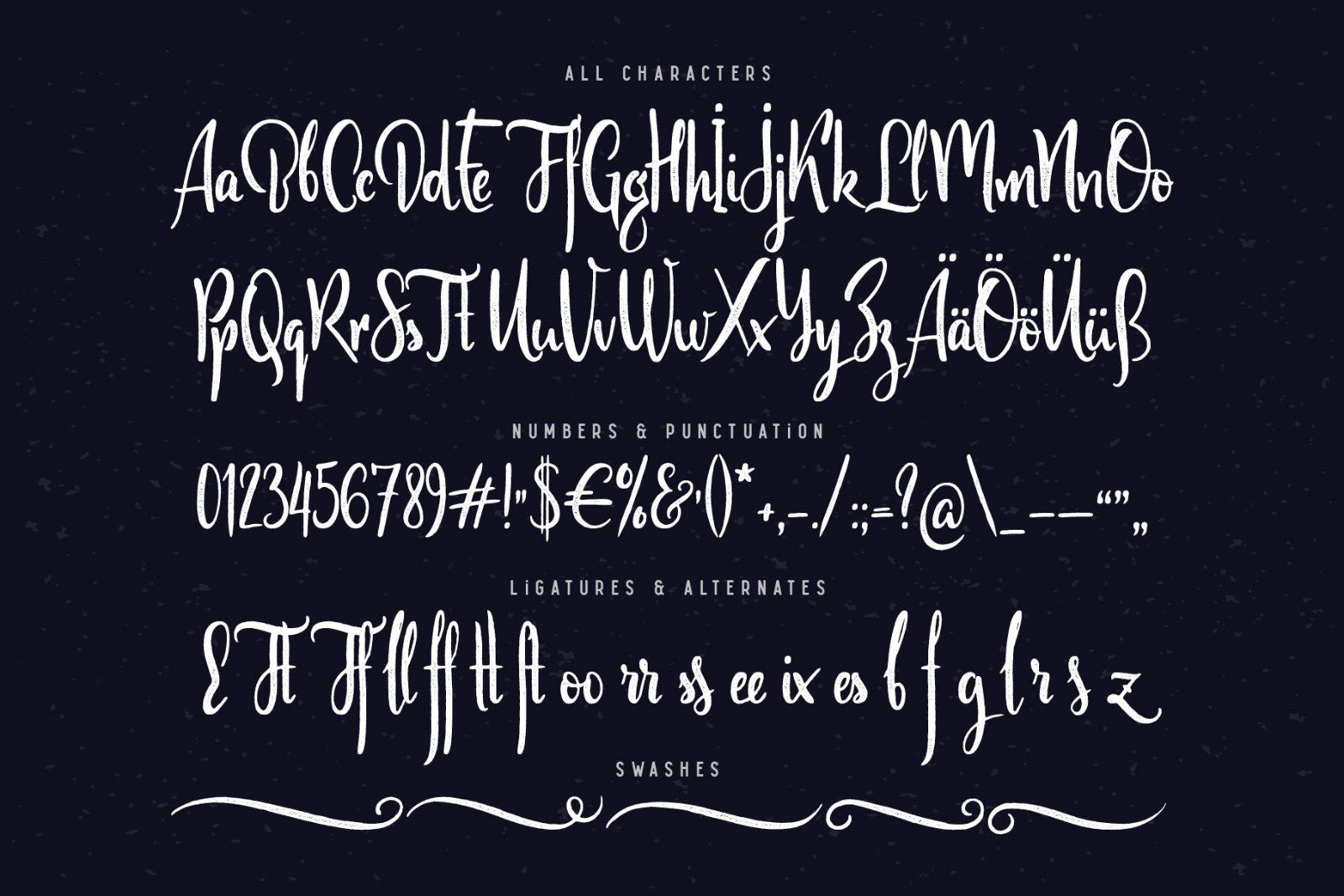 Scratches calligraphic font — image 4