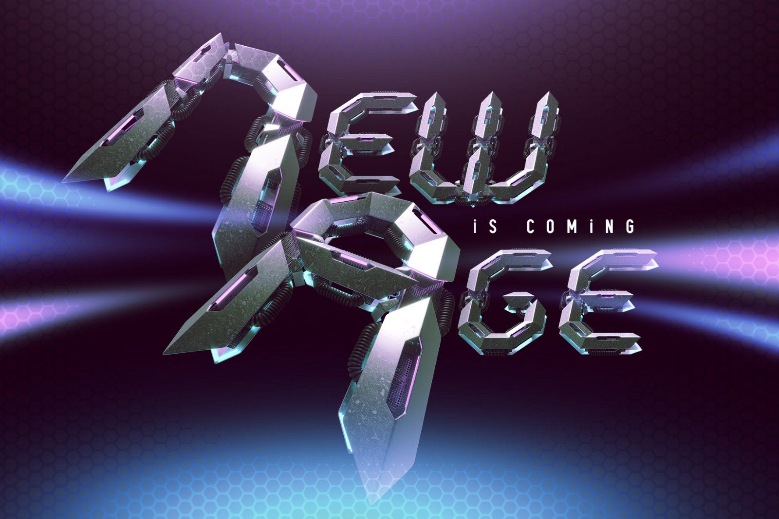 Cyber 3d lettering set — image 4