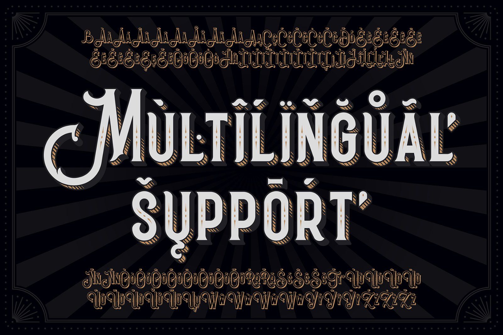 Black Queen Font with Bonus Graphics — image 4
