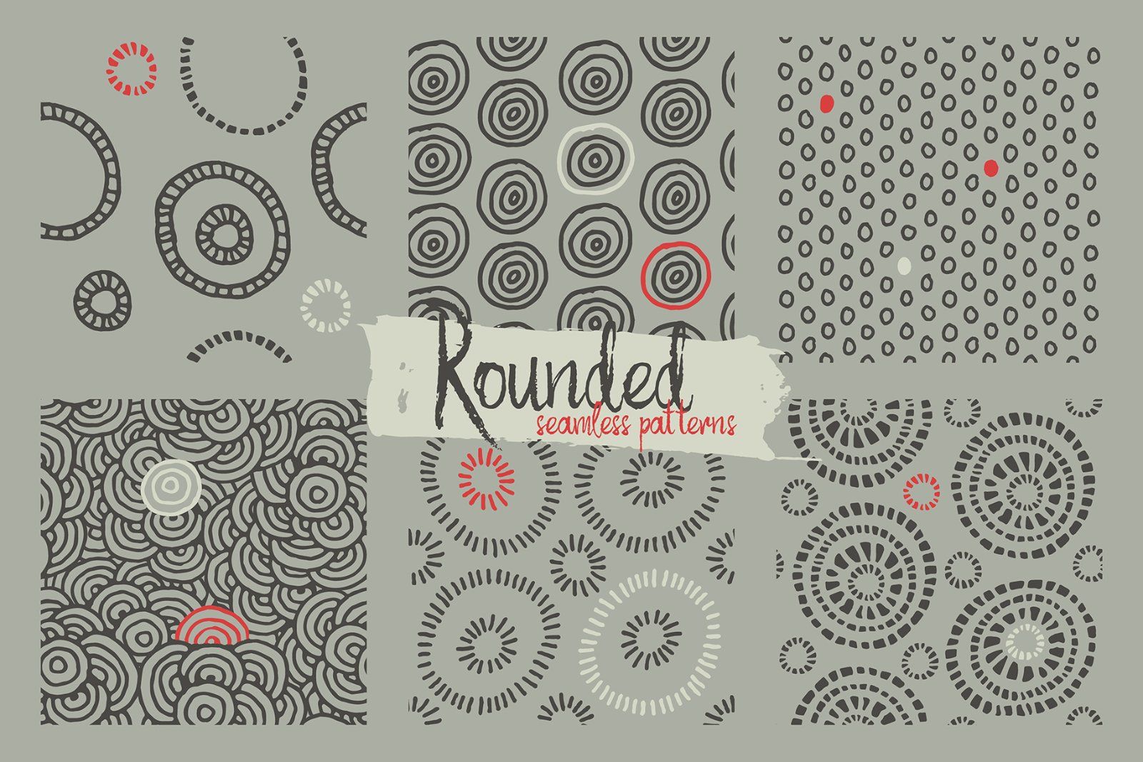 24 Hand Drawn Patterns — image 5