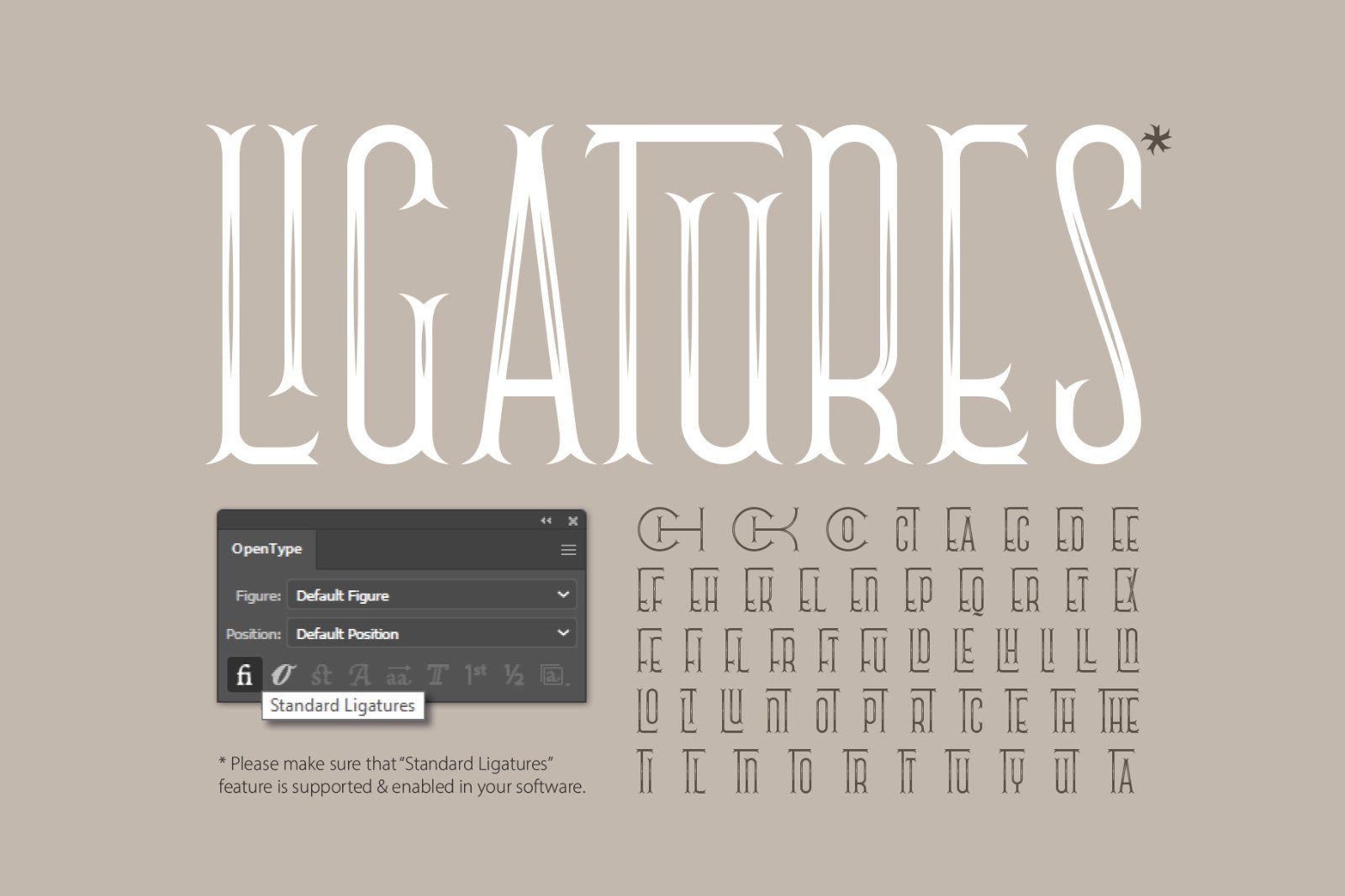 Fishtail font and mockup — image 5