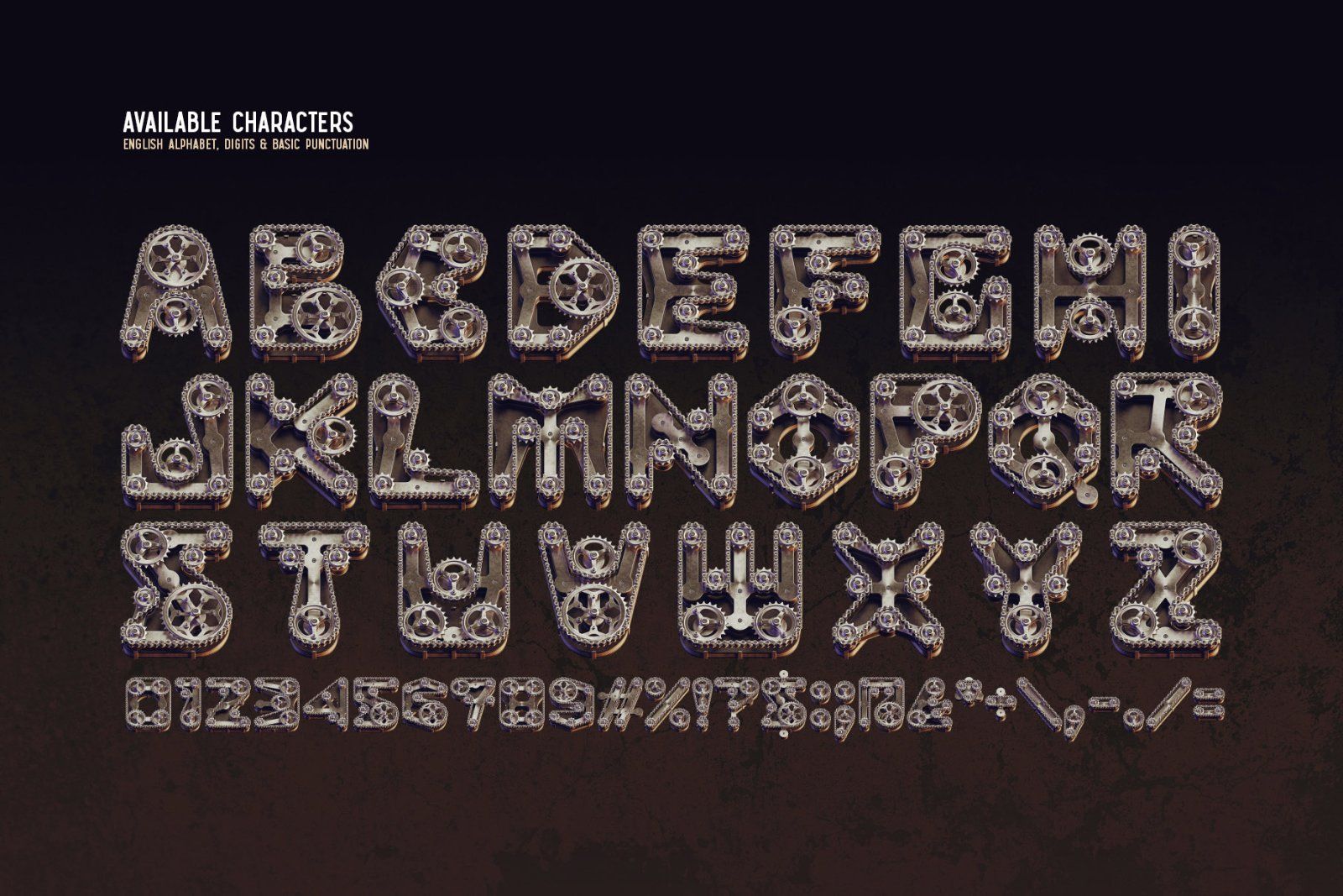 Bike Mech - Color Bitmap Font — image 5