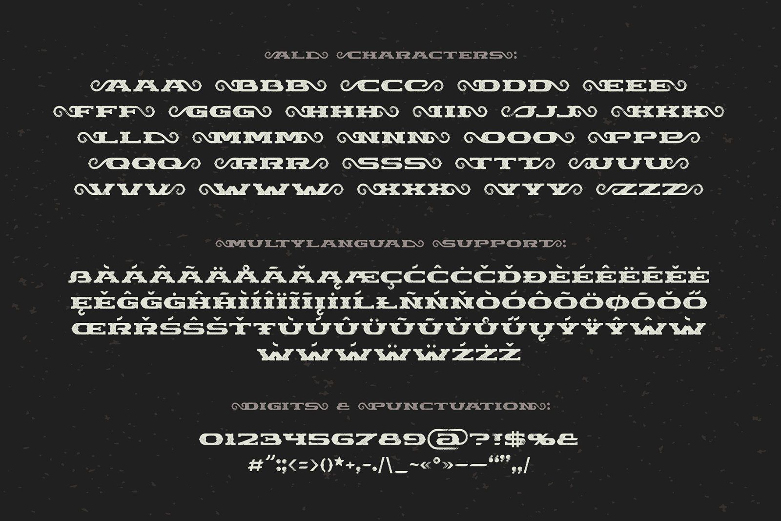 Chimera Tail Font and illustration — image 5