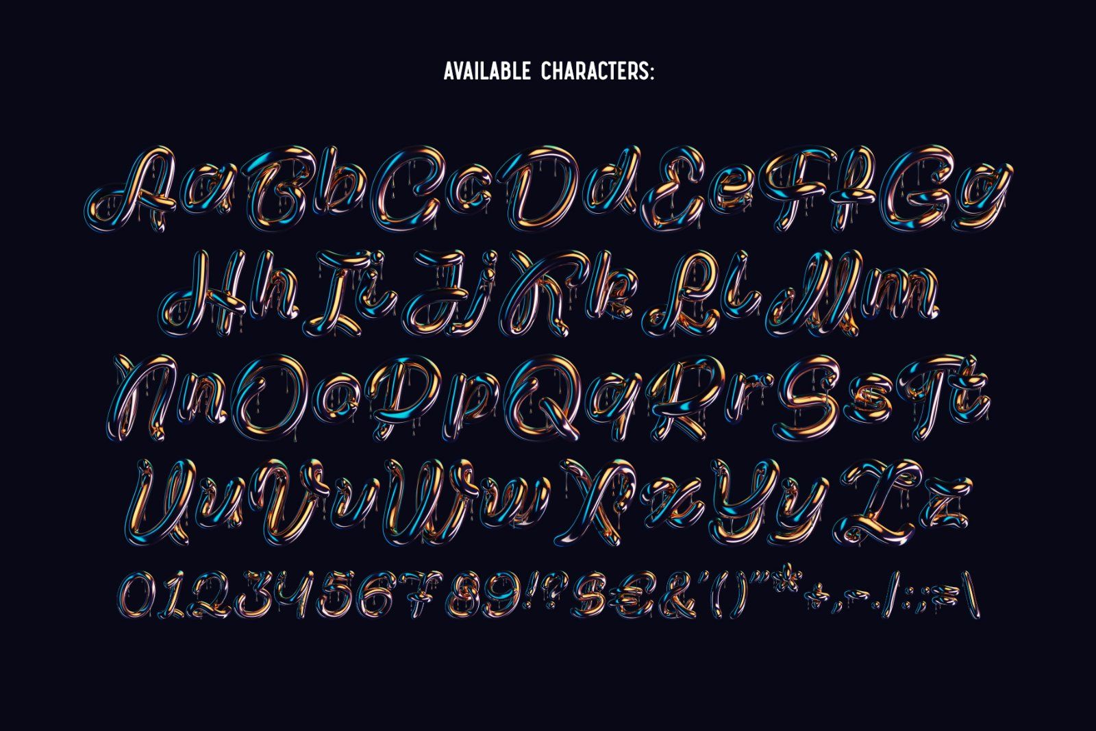 Black Trap - Color Bitmap Font — image 5