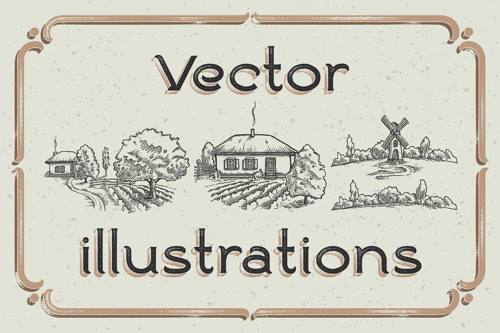 Ranch Vintage Font and Illustrations — image 5