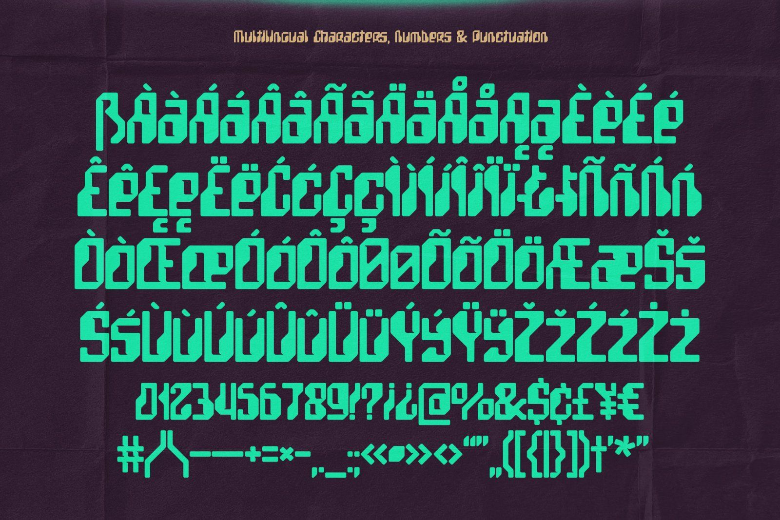 TechCore - Vintage Cyber Font — image 6