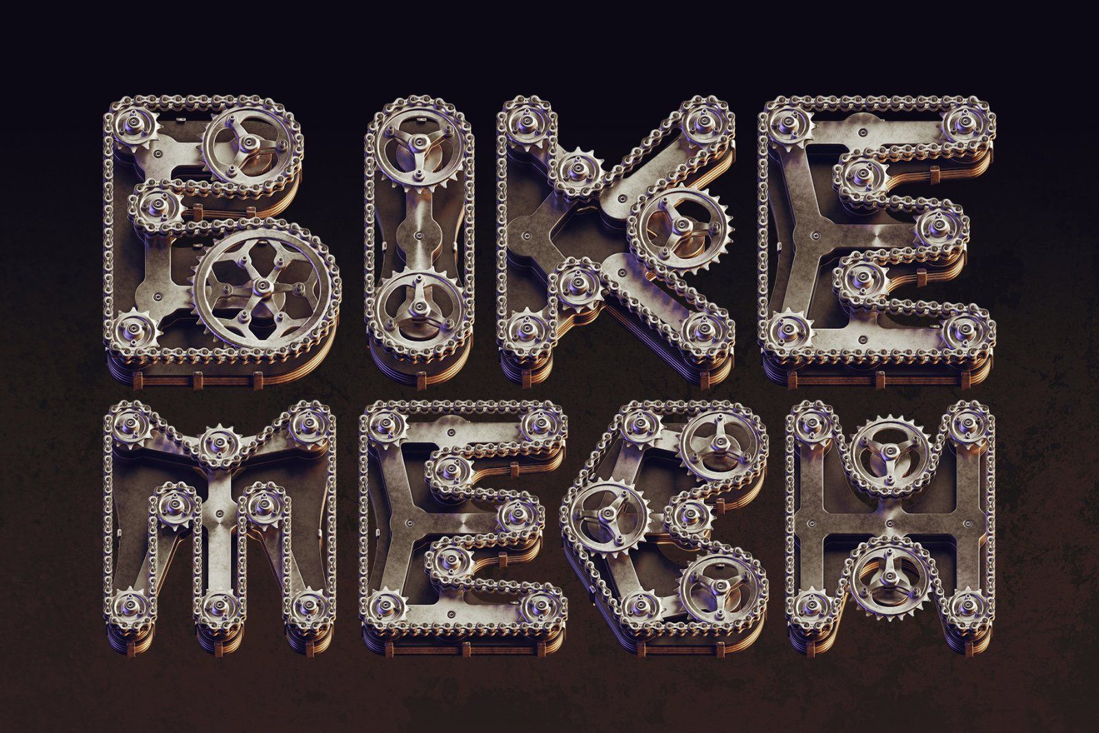 Bike Mech - Color Bitmap Font — image 6