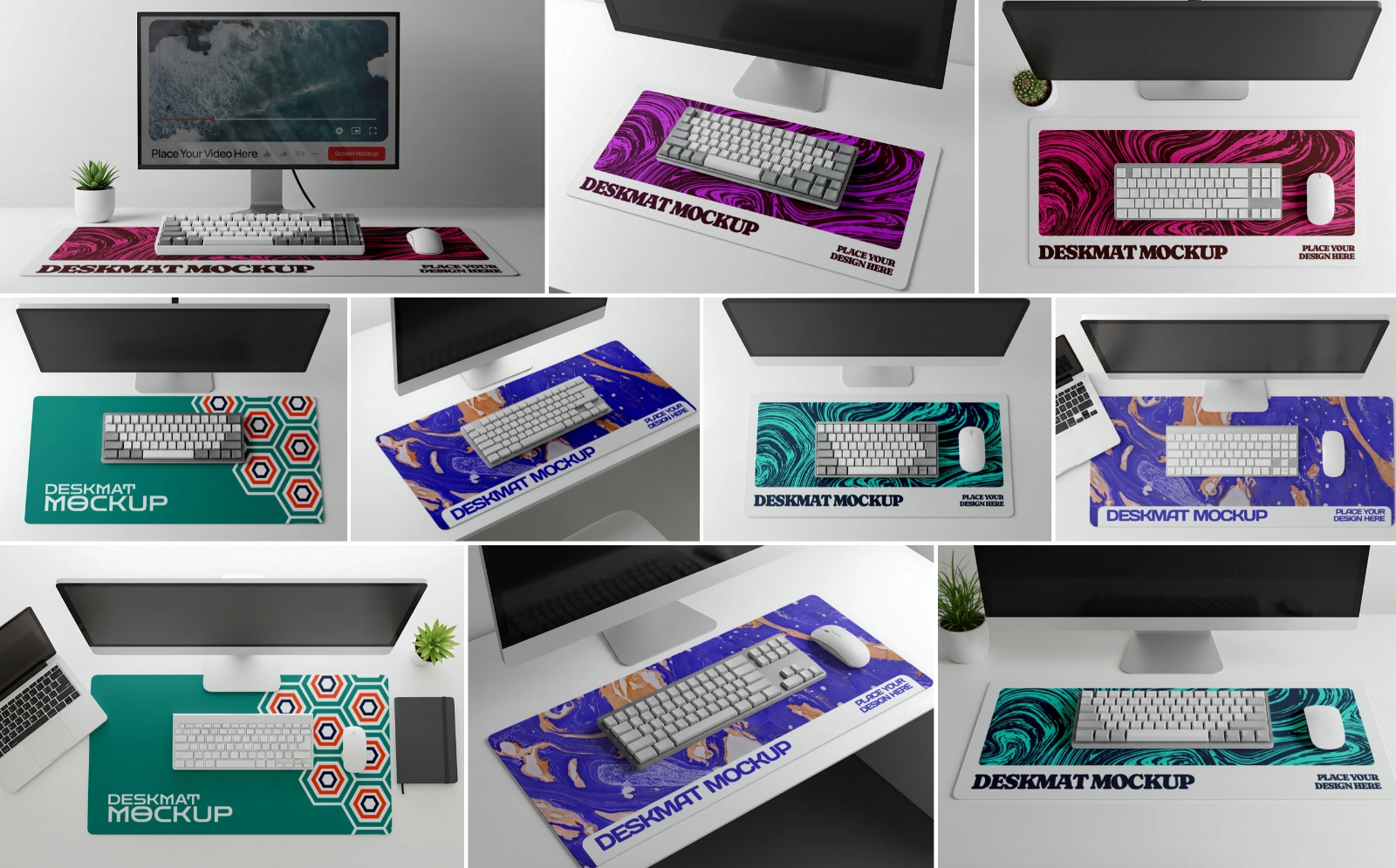 10 Premium Deskmat Mockup Collection — image 2