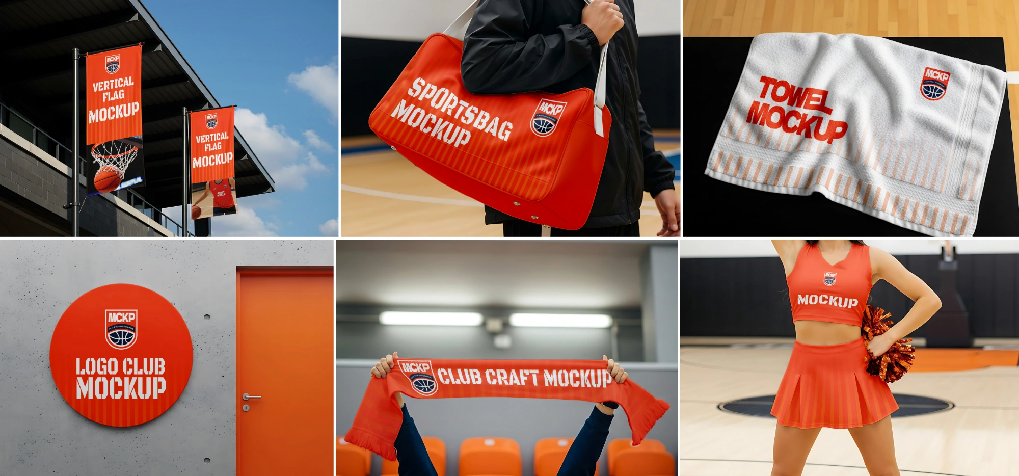 15 PSD Basketball Club Branding Mockup Kit – Jersey, Sports Bag, Poster, Flyer & More — image 4