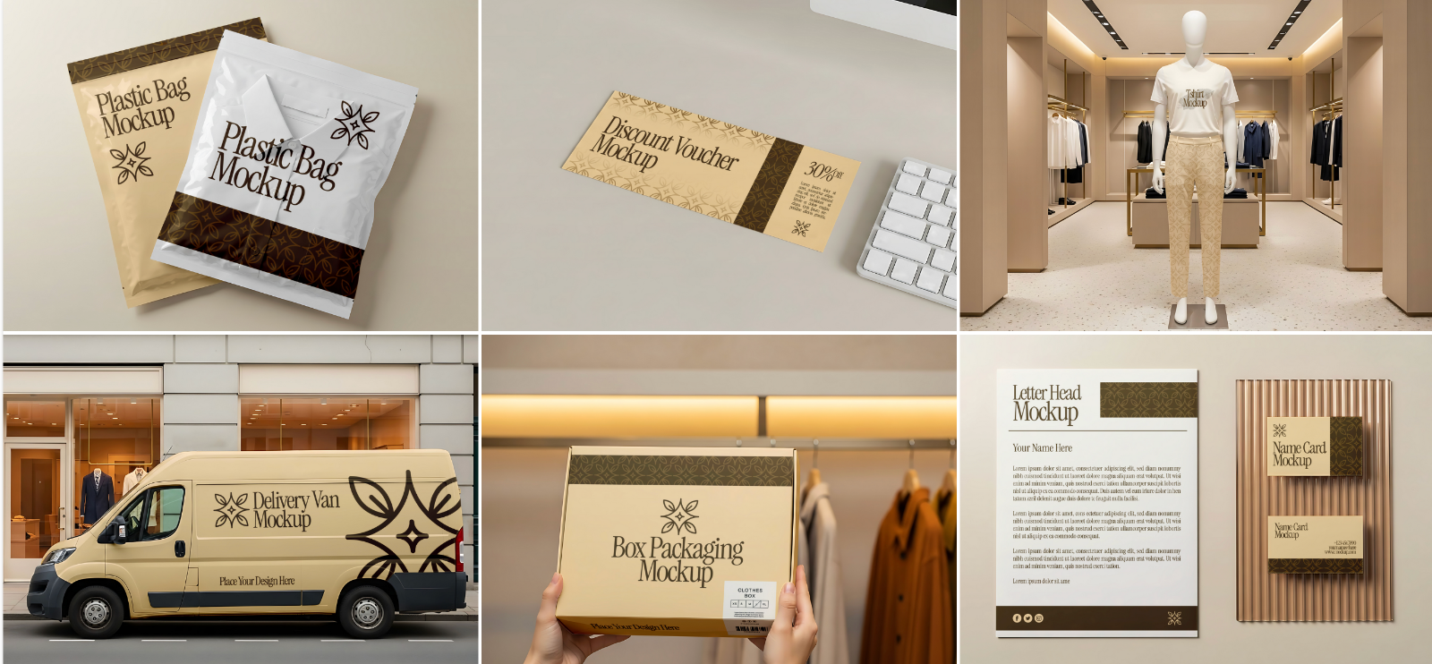 Premium Fashion Store PSD Mockup Bundle