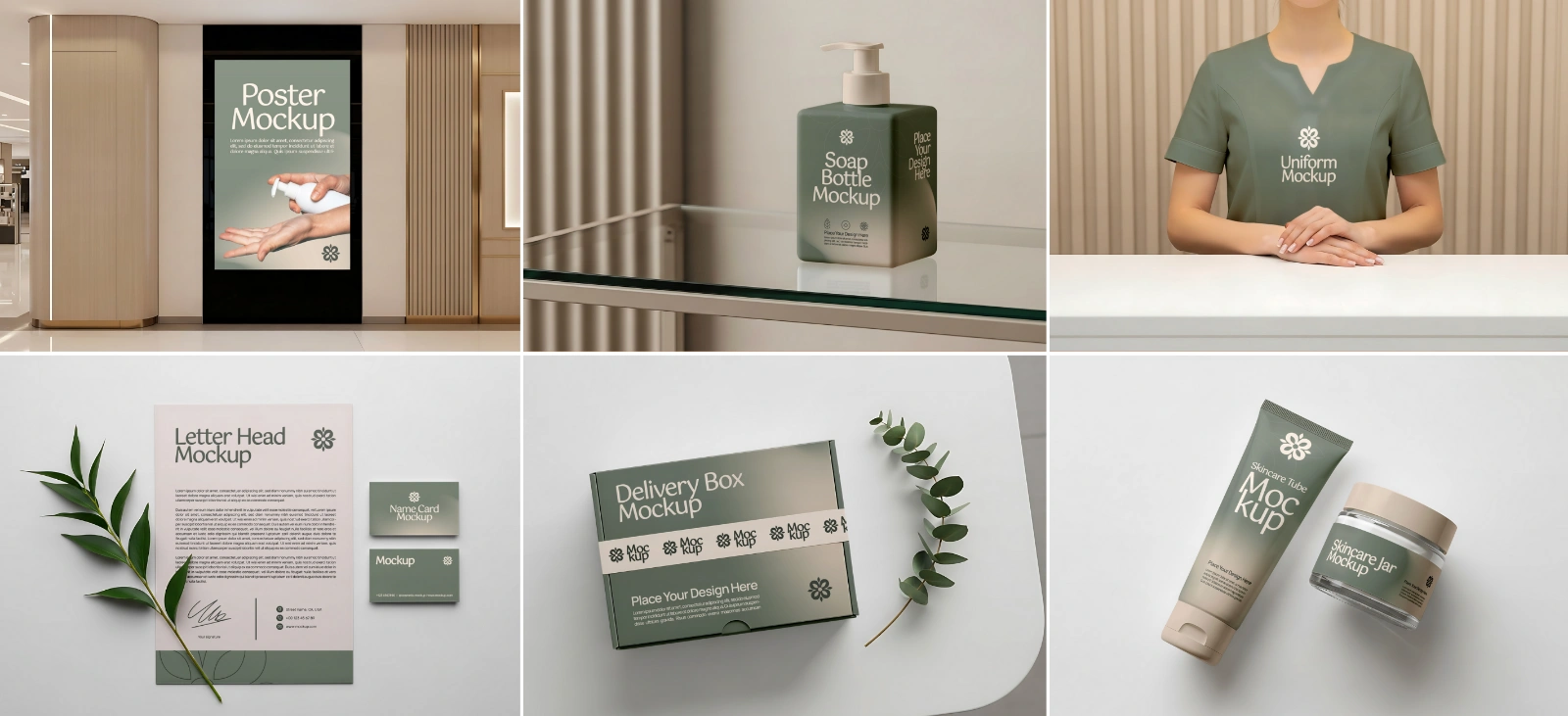 Premium Beauty Store Mockup Bundle – 15 PSD Templates for Cosmetic Branding & Skincare Packaging Des — image 3