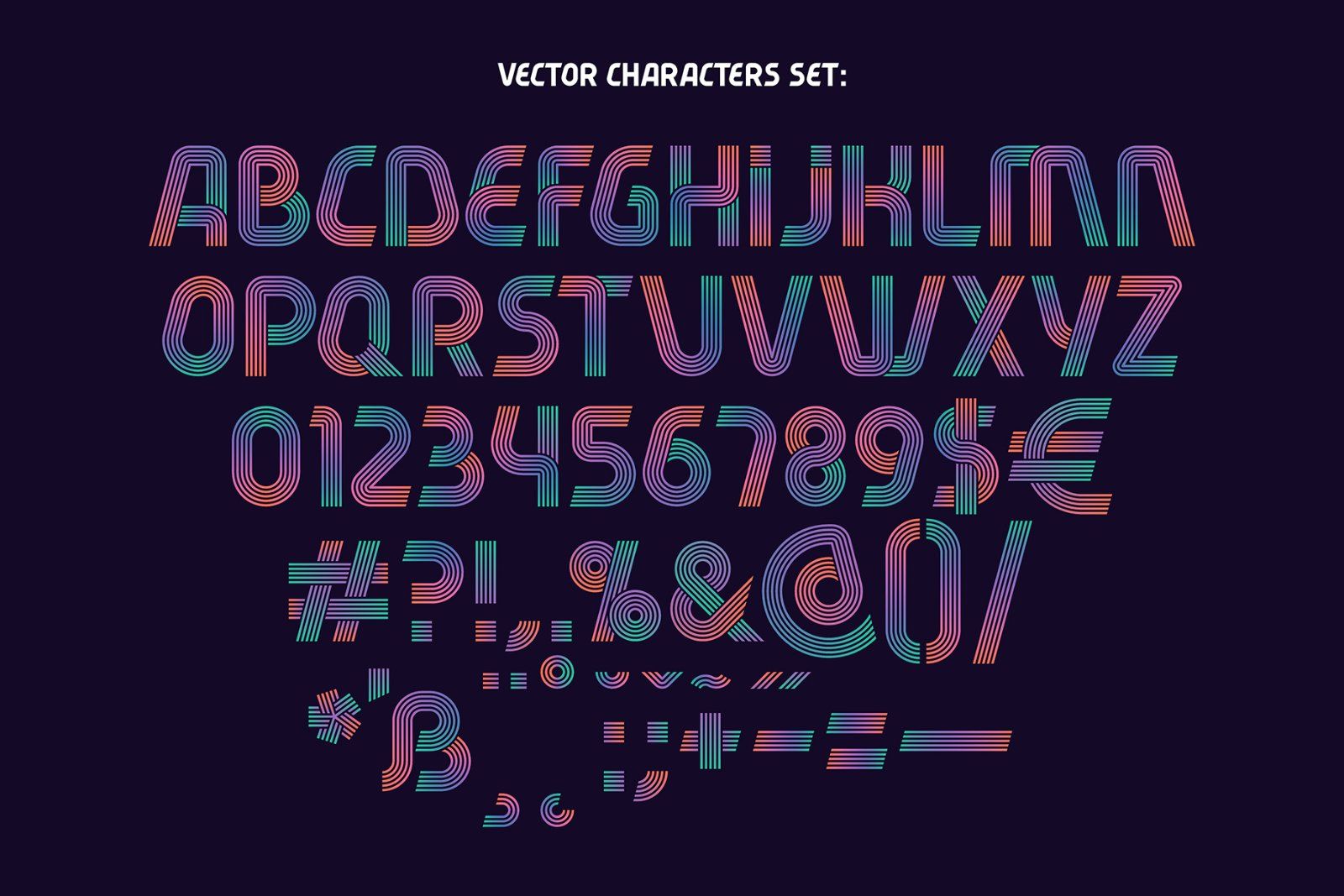 Fiver 5 fonts family — image 4