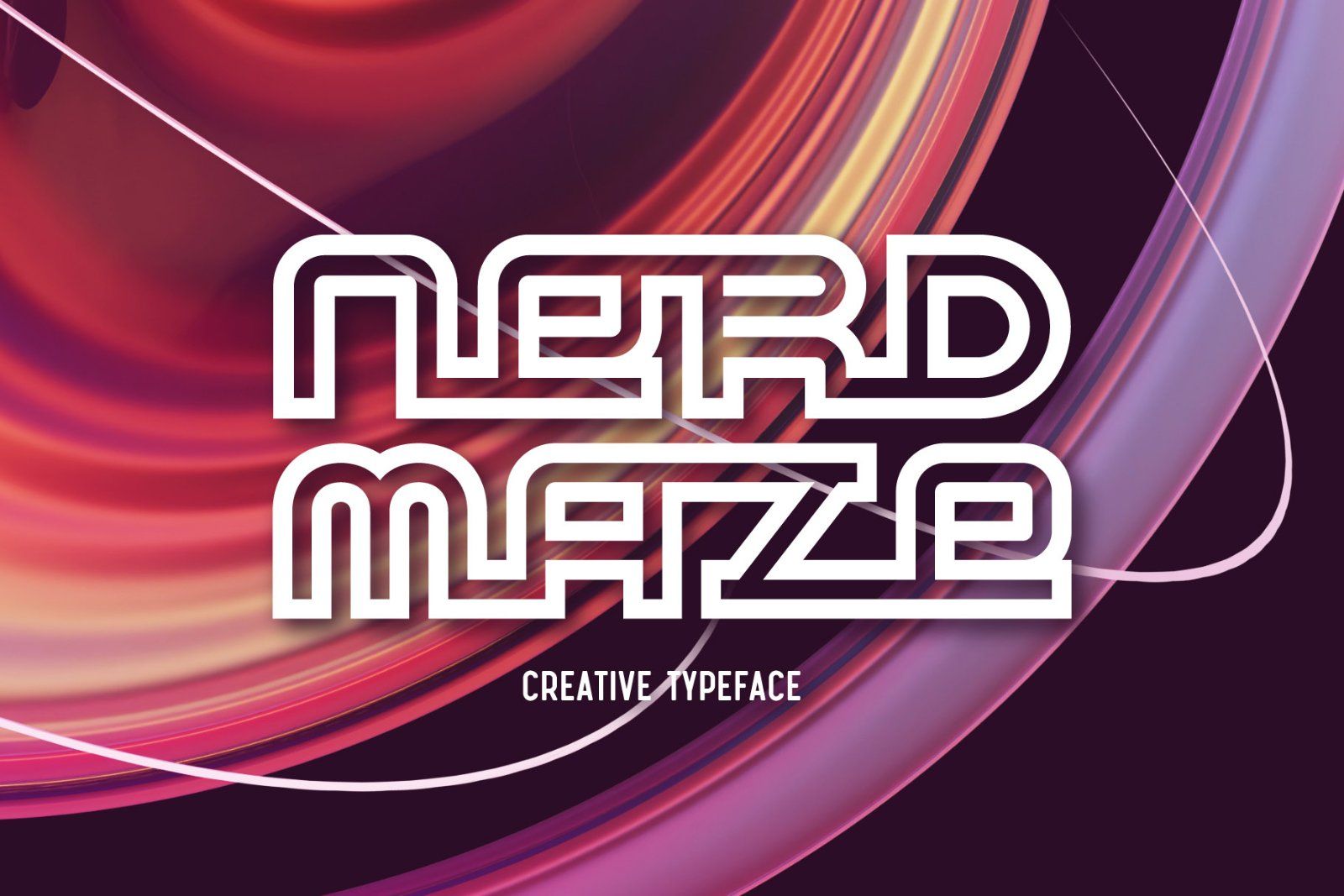 Nerd Maze - Creative Font — image 1