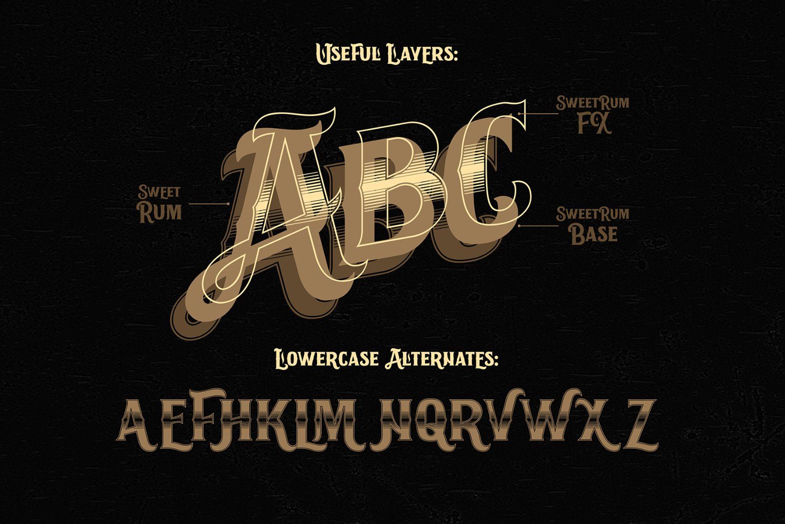 Sweet Rum Font, Label, Mockup! — image 2