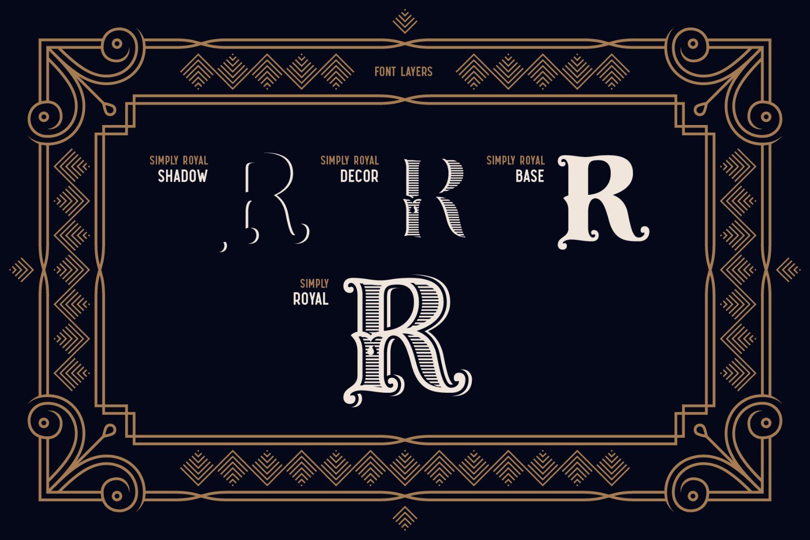 Simply Royal. Font and Template. — image 4