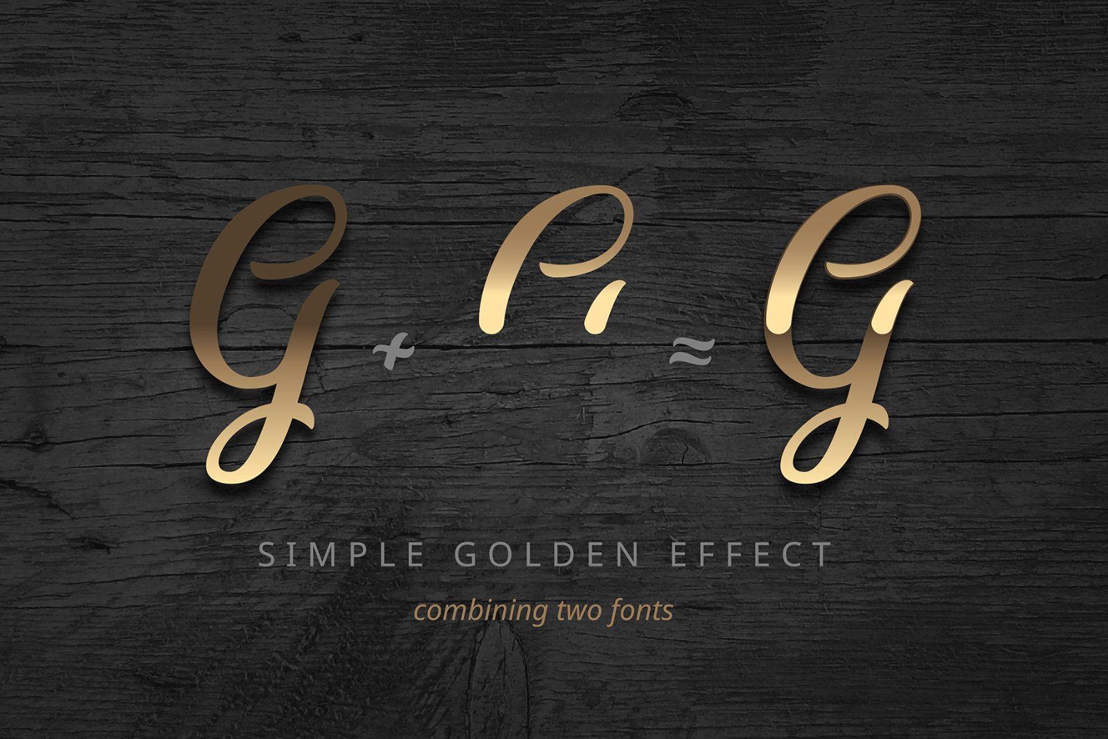 Golden Brush Font — image 4