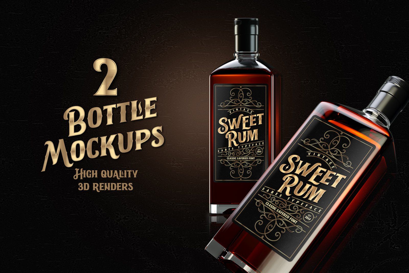 Sweet Rum Font, Label, Mockup! — image 4