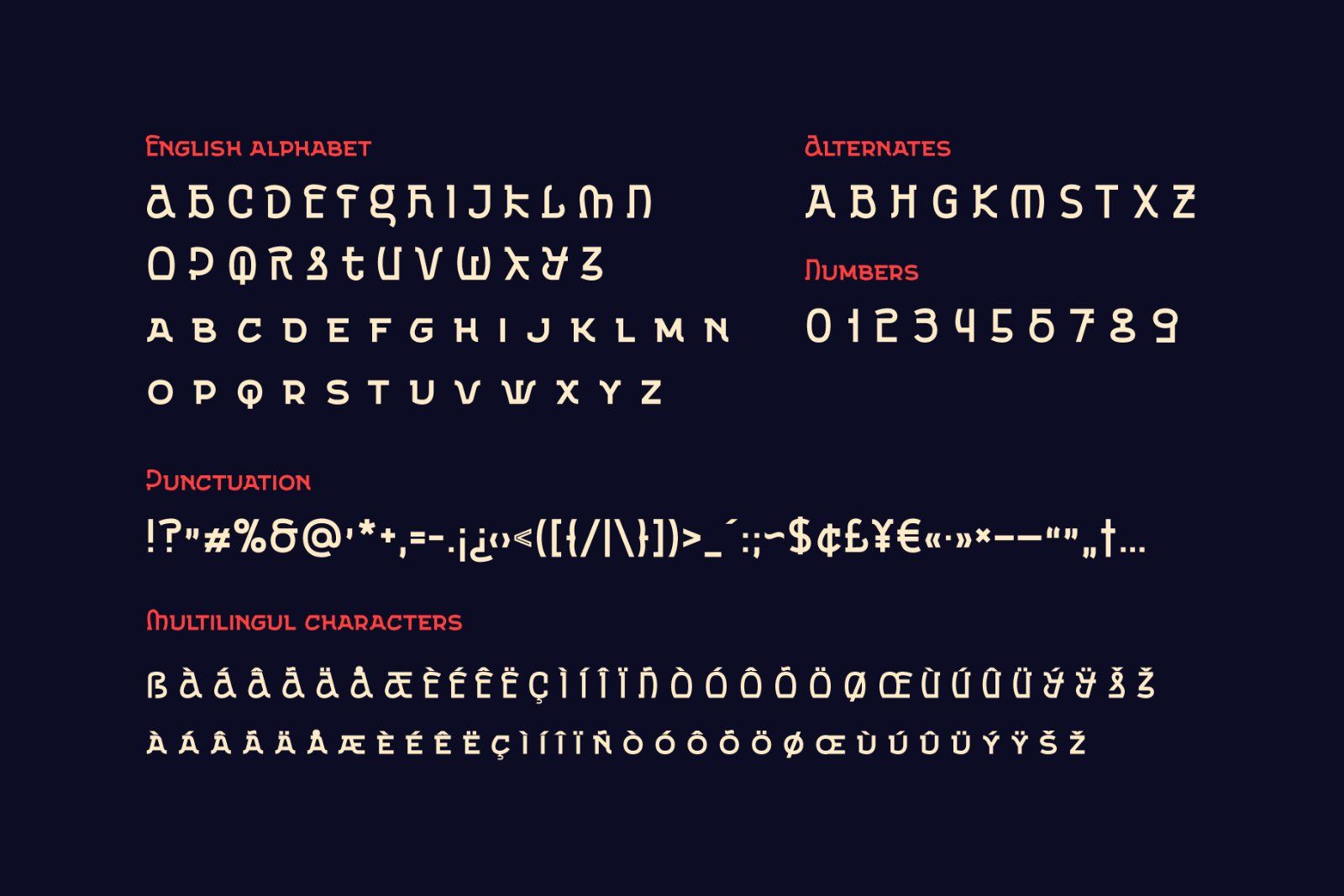 Exa Metline font — image 5