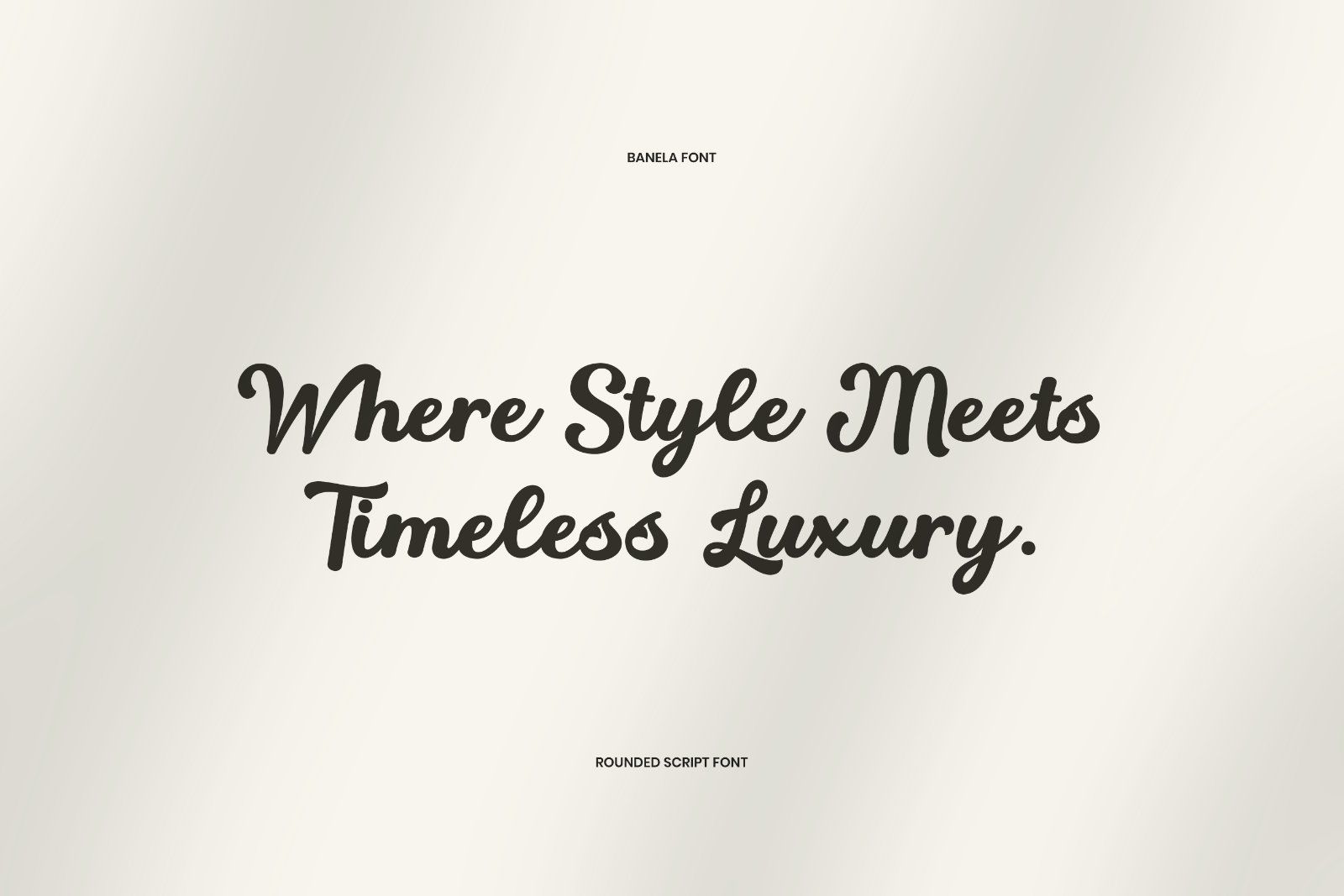 Banela - Rounded Script Font — image 5