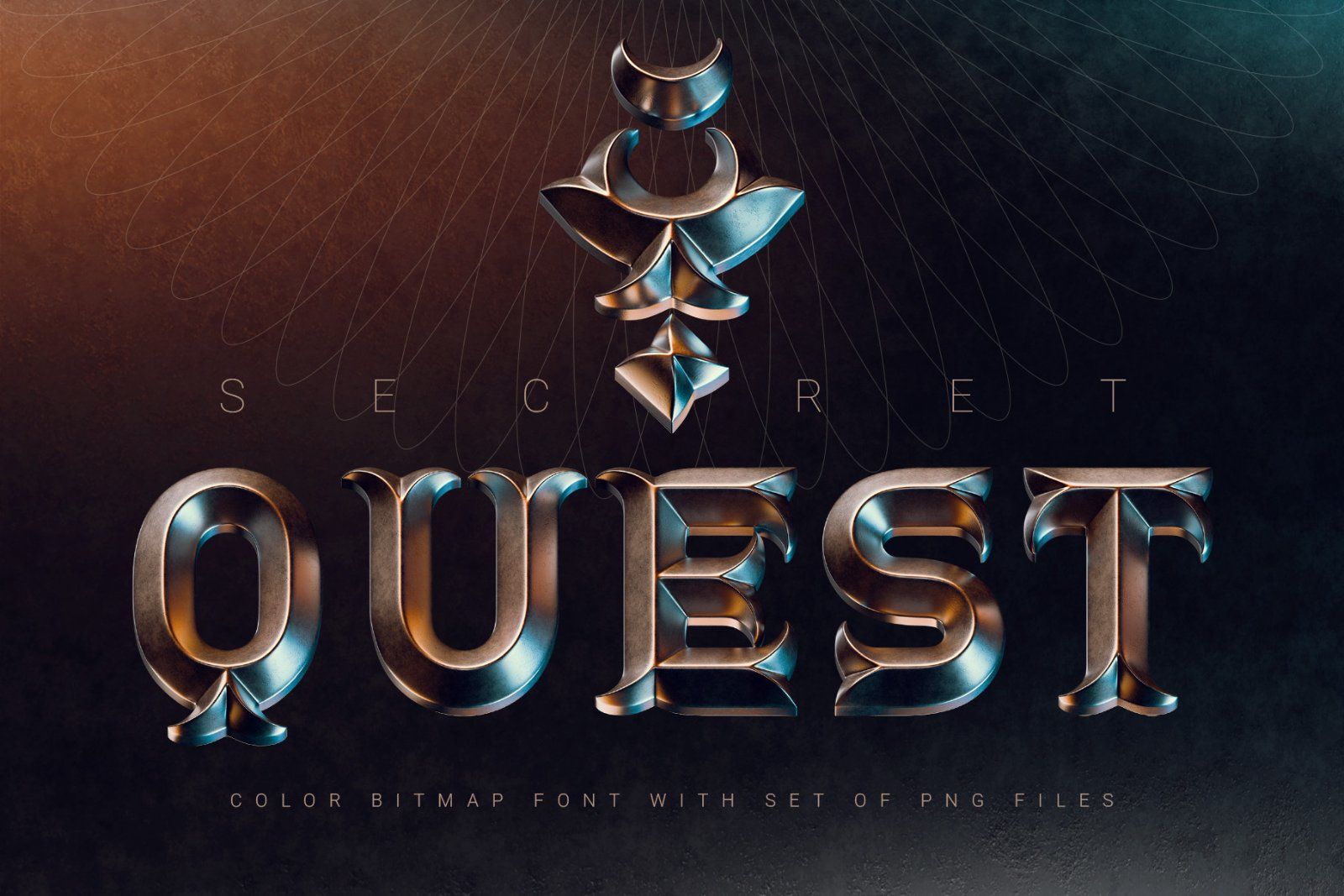 Secret Quest - Color Bitmap Font — image 1