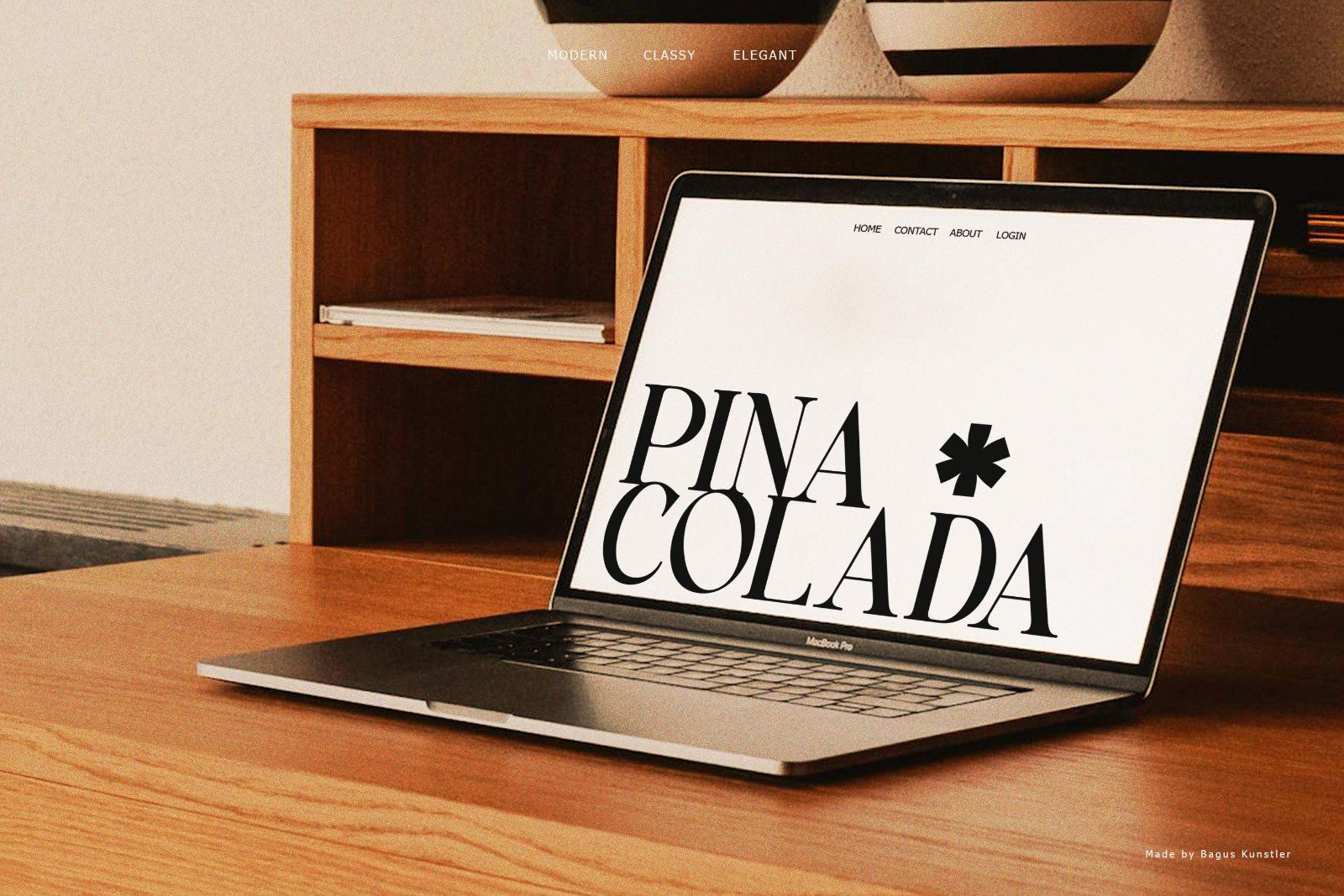 Pongor - Retro Elegant Serif Font