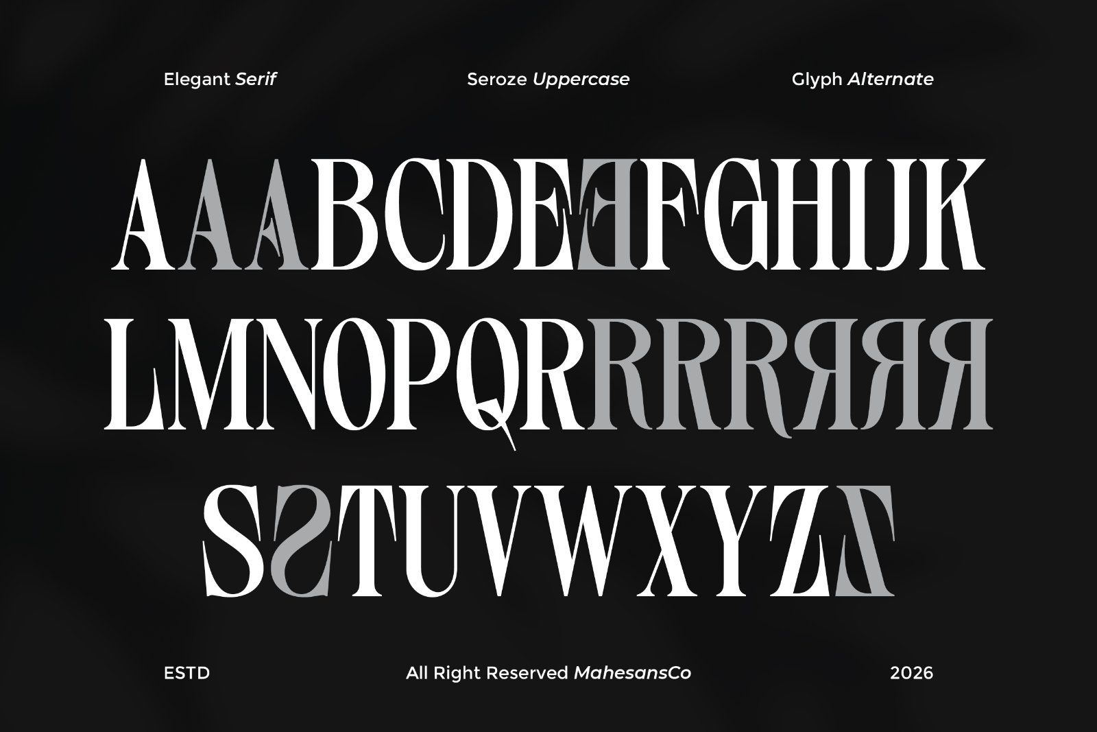 Seroze – Elegant Luxury Serif