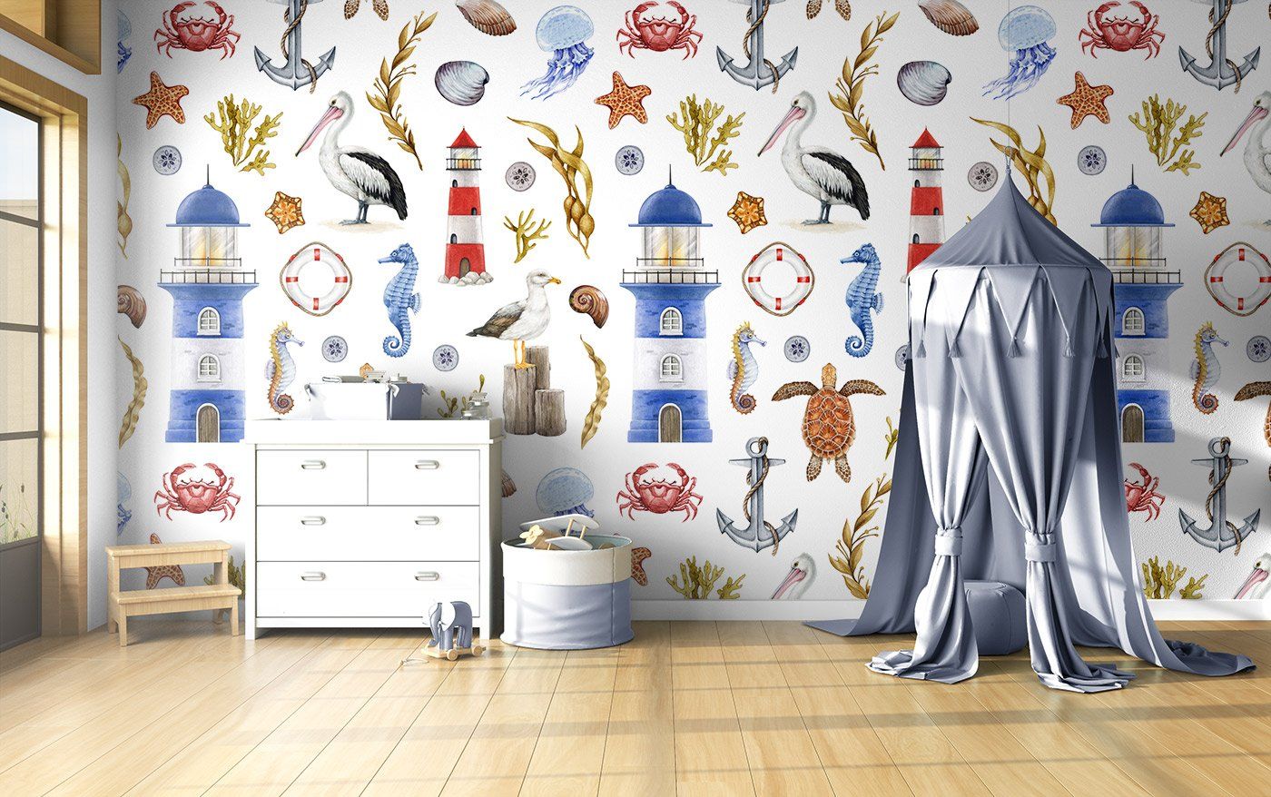 Mediterranean Coastal Summer Pattern — image 8