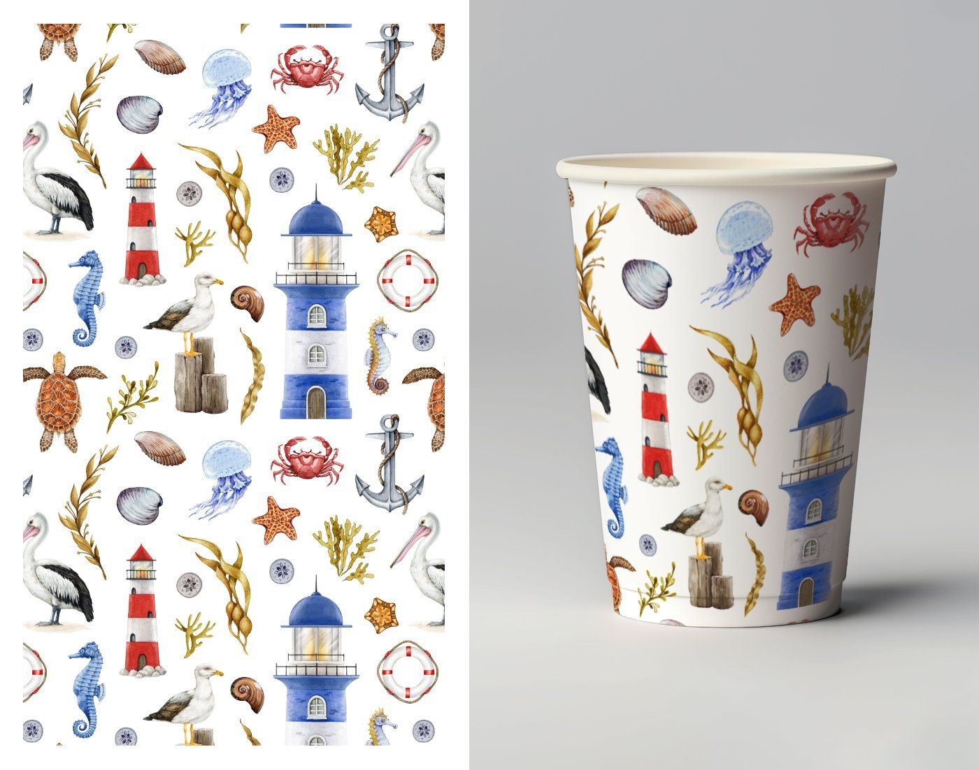 Mediterranean Coastal Summer Pattern — image 9