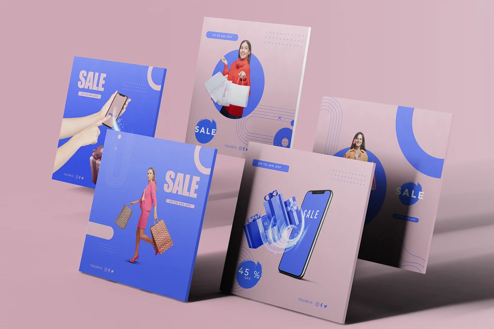Shopping - Social Media Template-08-22