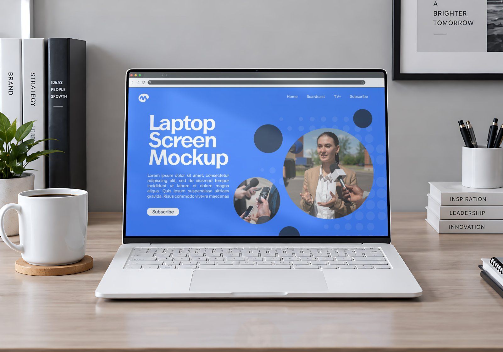 TV Station Mockup Bundle - Complete Broadcasting & Media Brand Identity PSD — image 14